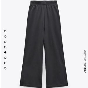 Zara Wide Leg Cotton Pants